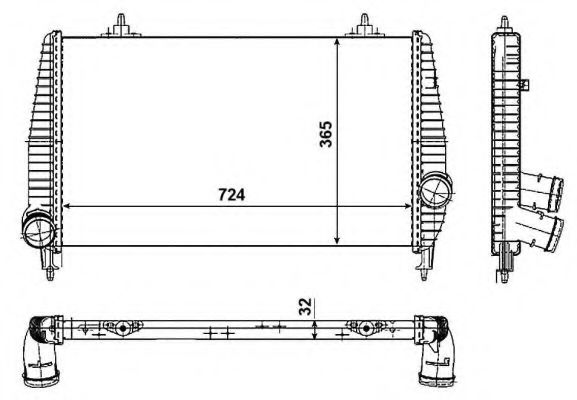 Imagine Intercooler, compresor NRF 30474