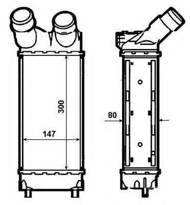 Imagine Intercooler, compresor NRF 30479