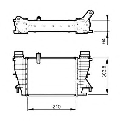 Imagine Intercooler, compresor NRF 30507