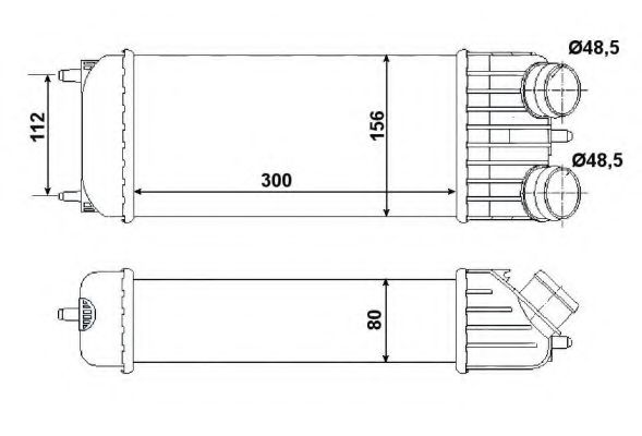 Imagine Intercooler, compresor NRF 30508