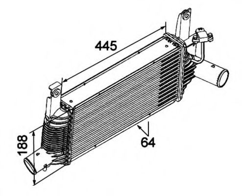 Imagine Intercooler, compresor NRF 30527