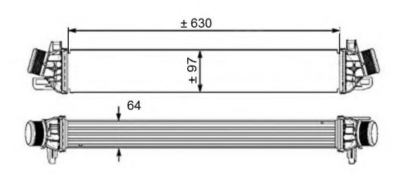 Imagine Intercooler, compresor NRF 30540