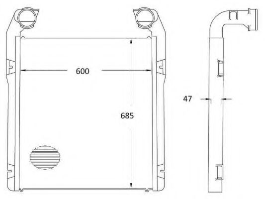 Imagine Intercooler, compresor NRF 30553