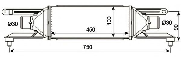 Imagine Intercooler, compresor NRF 30751