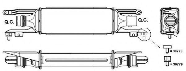 Imagine Intercooler, compresor NRF 30779