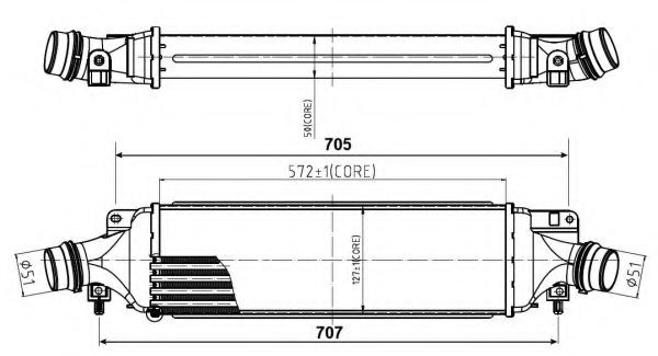 Imagine Intercooler, compresor NRF 30780