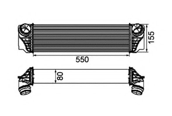 Imagine Intercooler, compresor NRF 30793