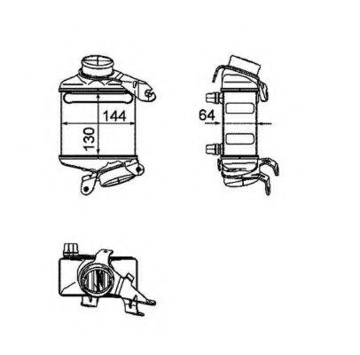 Imagine Intercooler, compresor NRF 30795