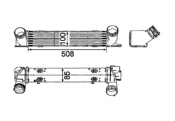 Imagine Intercooler, compresor NRF 30797