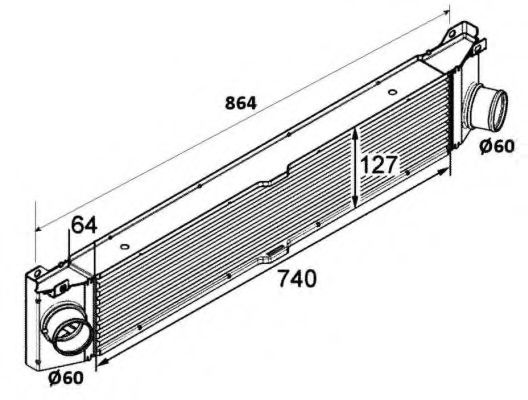 Imagine Intercooler, compresor NRF 30798