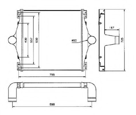 Imagine Intercooler, compresor NRF 30814