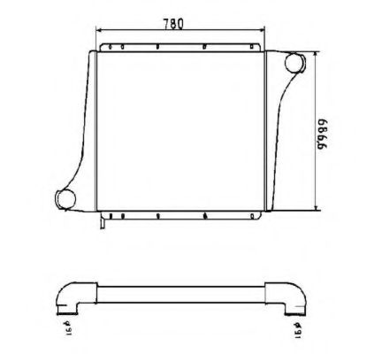 Imagine Intercooler, compresor NRF 30825