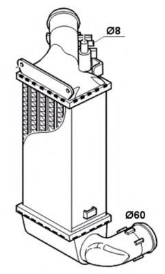 Imagine Intercooler, compresor NRF 30835