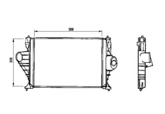 Imagine Intercooler, compresor NRF 30843