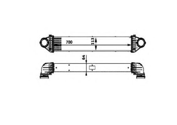 Imagine Intercooler, compresor NRF 30900