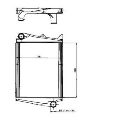 Imagine Intercooler, compresor NRF 309003