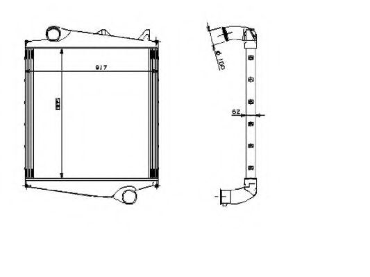 Imagine Intercooler, compresor NRF 309011