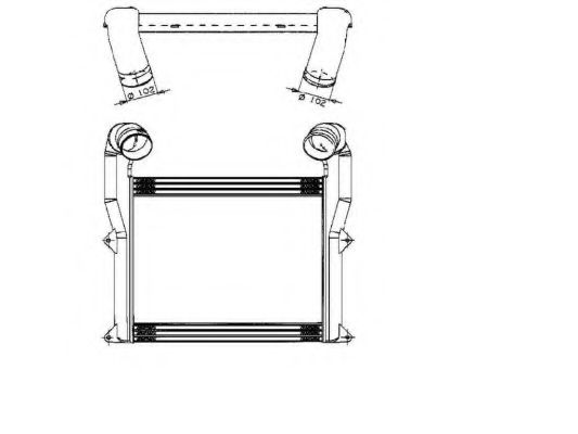 Imagine Intercooler, compresor NRF 309012