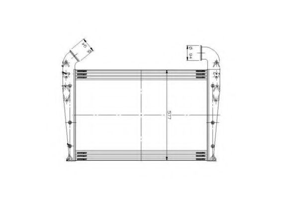 Imagine Intercooler, compresor NRF 309191