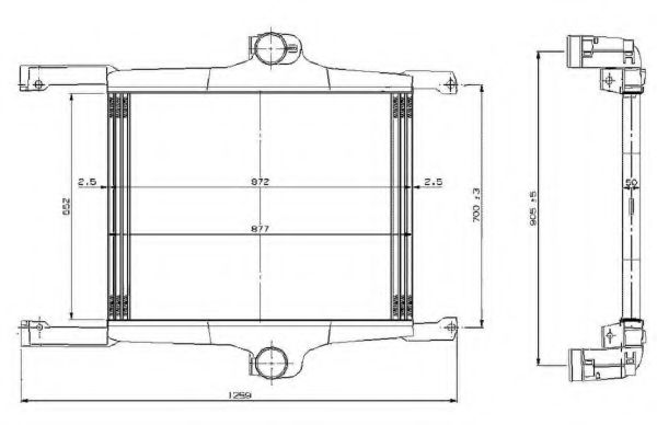 Imagine Intercooler, compresor NRF 309272