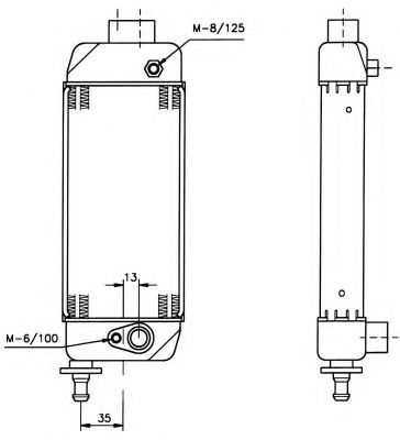 Imagine Radiator ulei, ulei motor NRF 31028