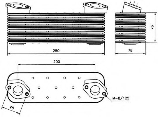 Imagine Radiator ulei, ulei motor NRF 31049