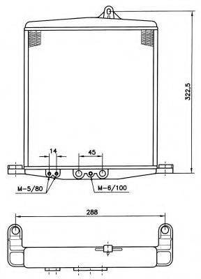 Imagine Radiator ulei, ulei motor NRF 31059