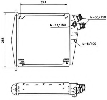 Imagine Radiator ulei, ulei motor NRF 31062