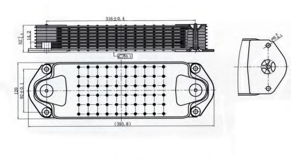 Imagine Radiator ulei, ulei motor NRF 31198