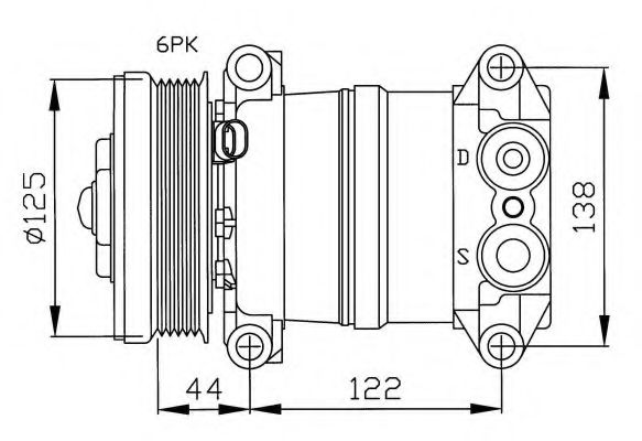 Imagine Compresor, climatizare NRF 32202G