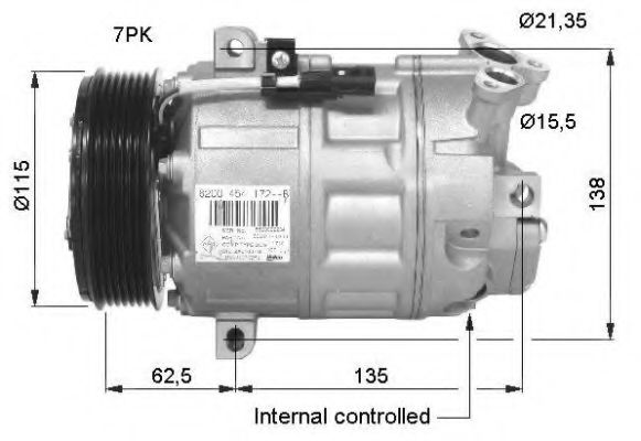 Imagine Compresor, climatizare NRF 32425G