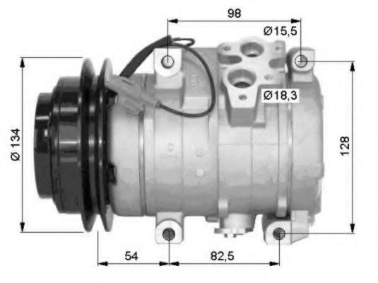 Imagine Compresor, climatizare NRF 32458G