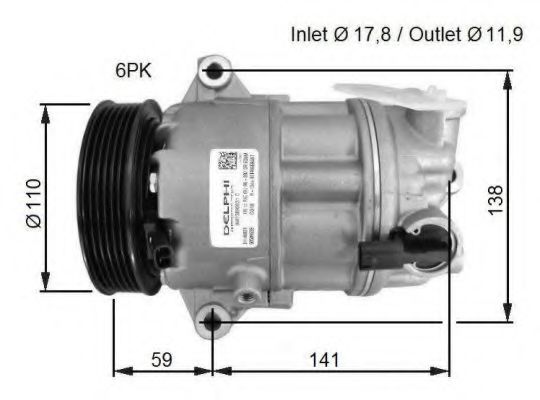 Imagine Compresor, climatizare NRF 32783G