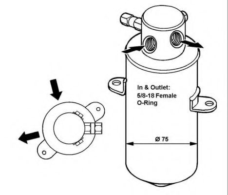 Imagine uscator,aer conditionat NRF 33165