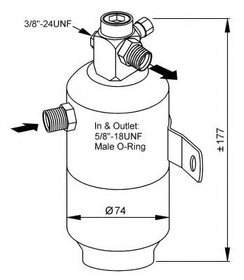 Imagine uscator,aer conditionat NRF 33170