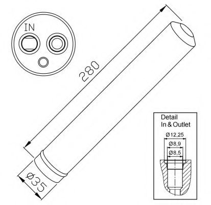 Imagine uscator,aer conditionat NRF 33302