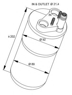 Imagine uscator,aer conditionat NRF 33322