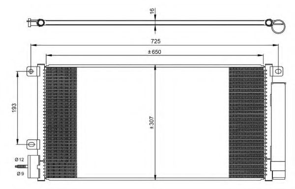 Imagine Condensator, climatizare NRF 350067