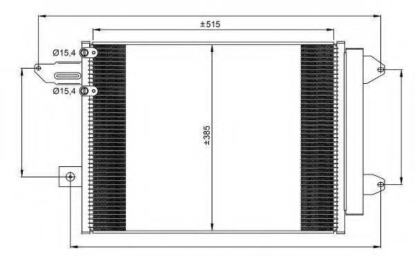 Imagine Condensator, climatizare NRF 350070