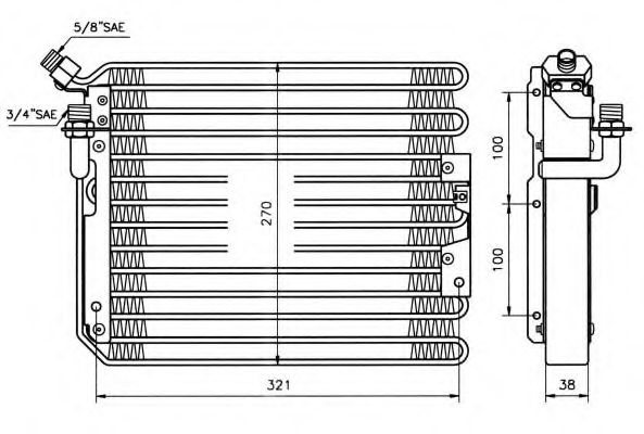 Imagine Condensator, climatizare NRF 35037