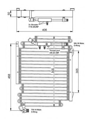 Imagine Condensator, climatizare NRF 35056