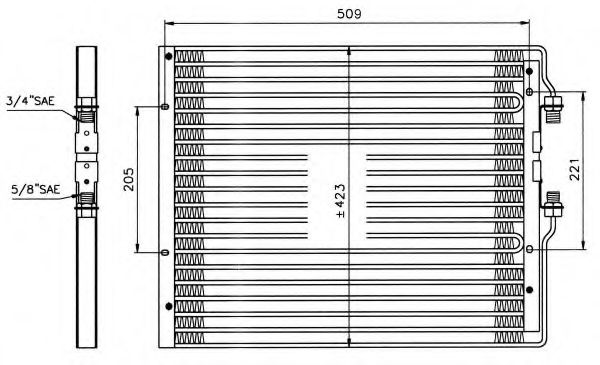 Imagine Condensator, climatizare NRF 35059