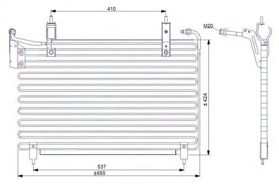 Imagine Condensator, climatizare NRF 35071