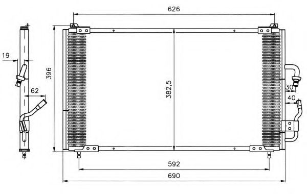 Imagine Condensator, climatizare NRF 35153