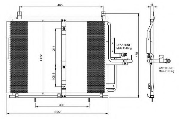 Imagine Condensator, climatizare NRF 35244