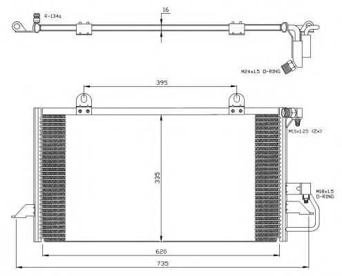 Imagine Condensator, climatizare NRF 35247