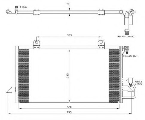 Imagine Condensator, climatizare NRF 35248