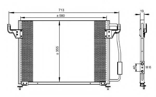 Imagine Condensator, climatizare NRF 35261