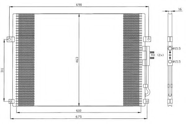 Imagine Condensator, climatizare NRF 35275