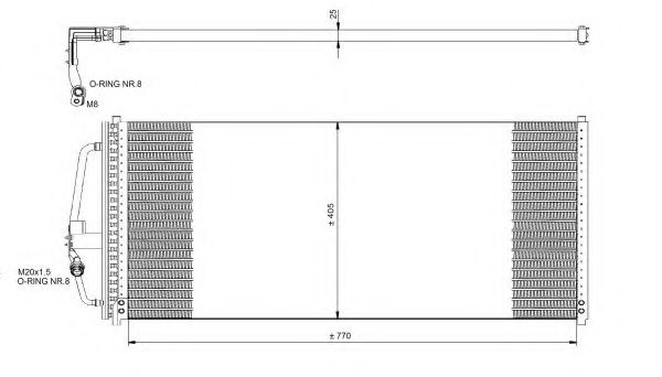 Imagine Condensator, climatizare NRF 35277